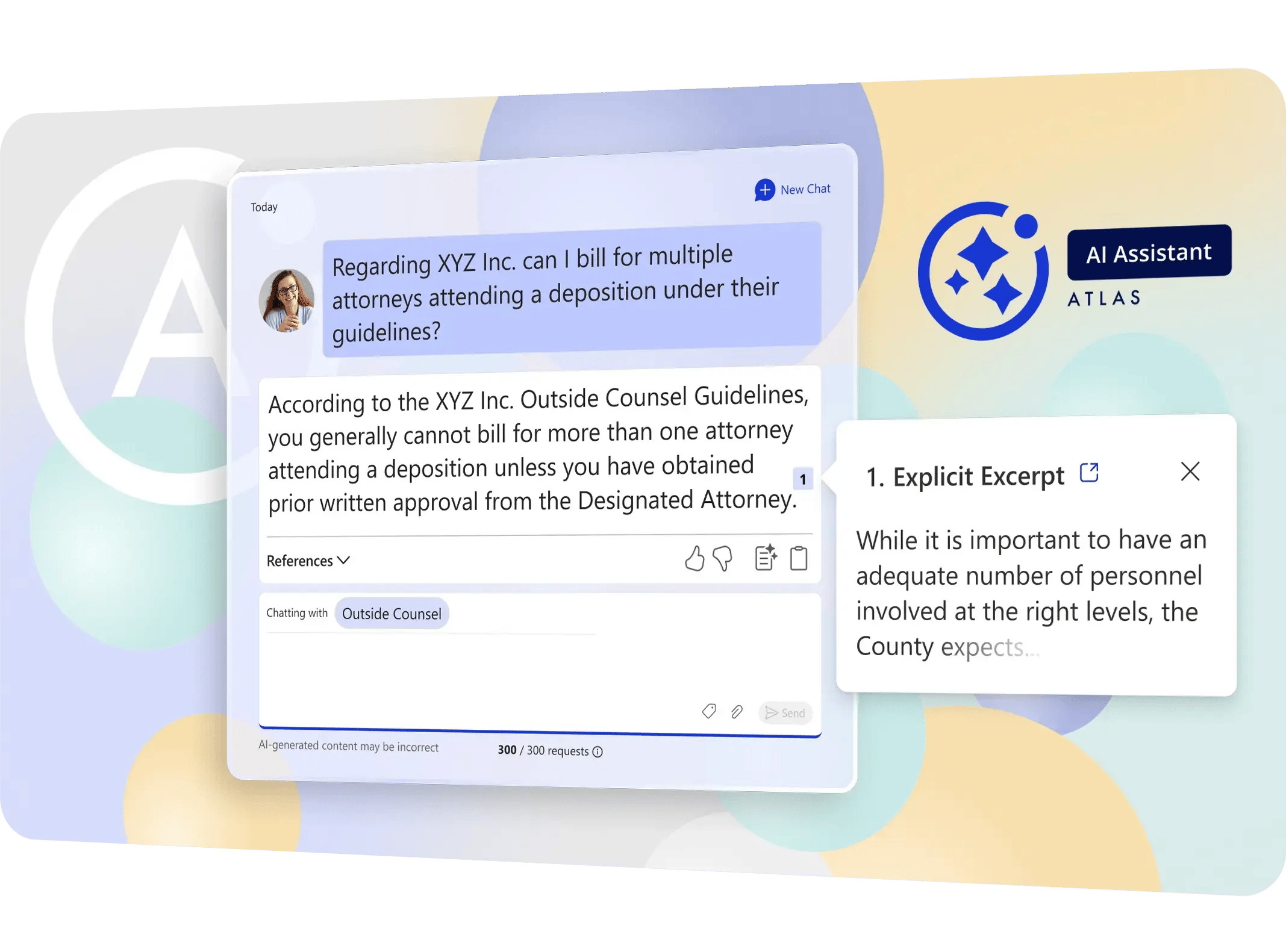 AI Assistant 3D single chat A